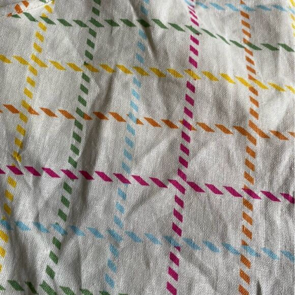 ModCloth Join Joyfully Wide Leg Pant Rainbow Plaid NWT 8 Trousers - Picture 5 of 5